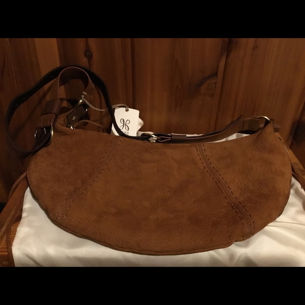 HOBO Suede Crossbody~Tobacco~NWT